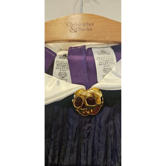 Disney‎ Evil Queen Costume Dress Halloween Snow White Child Kids size 11/12 New - Picture 3 of 4